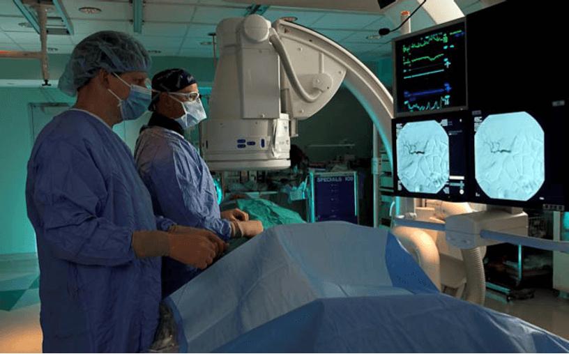 Interventional radiology angio suite